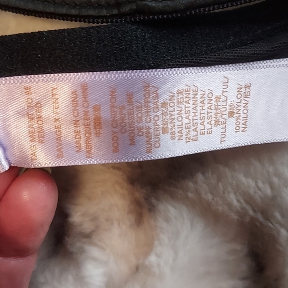 Savage X Fenty Sheer Ruffle Underwire Bra Black - Picture 6 of 12